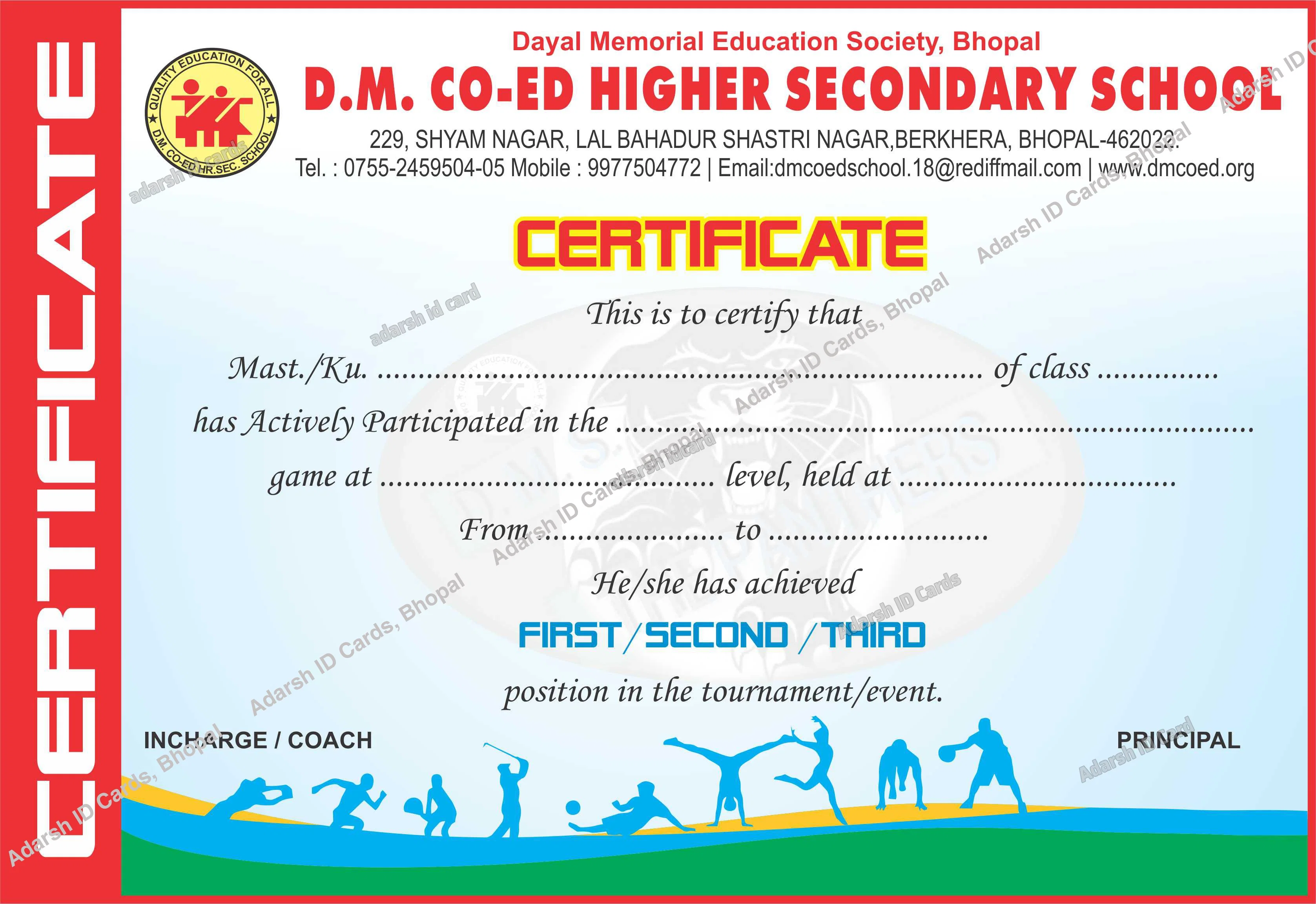 Certificates 59015B