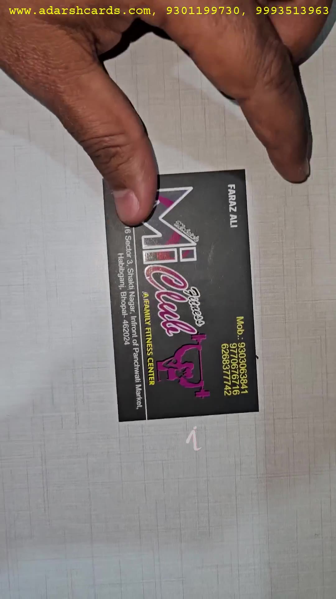 Visiting Cards 6F20BB